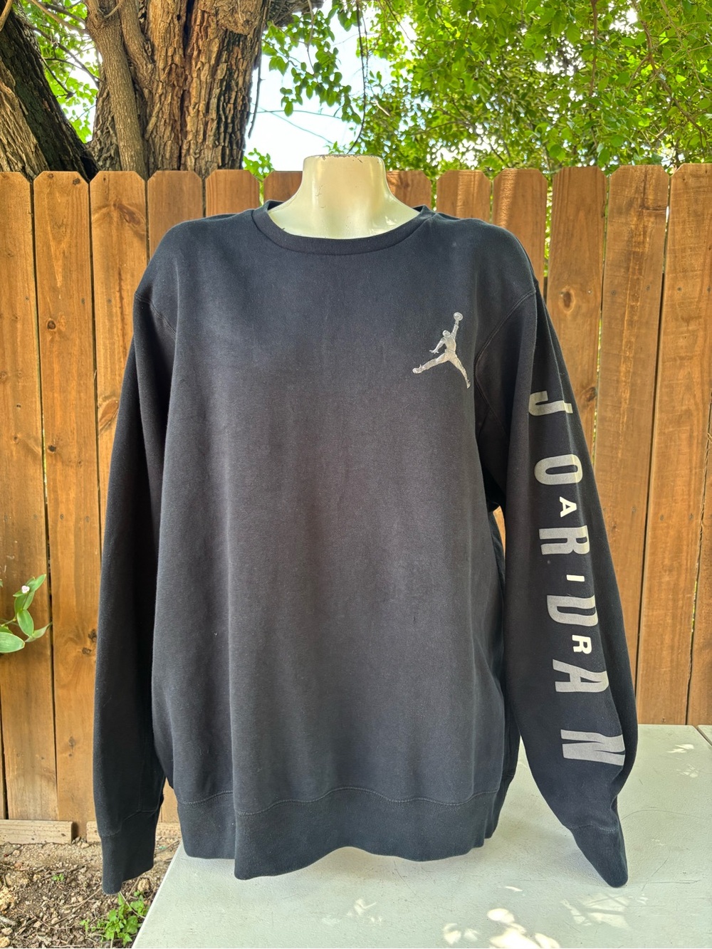 Y2K Vintage Jordan Jumpman crewneck Embroidered sweatshirt size XXL.